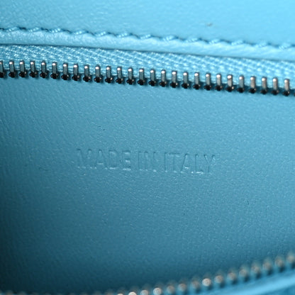 Balenciaga Shiny Box Calfskin Tonal B Hourglass Top Handle Bag Mini Azur 7 of 11