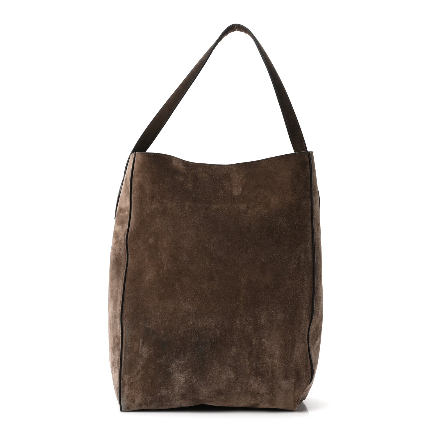 Khaite Suede Calfskin Frida Tote Brown 1 of 10