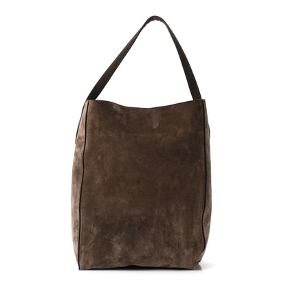 Khaite Suede Calfskin Frida Tote Brown 1 of 10