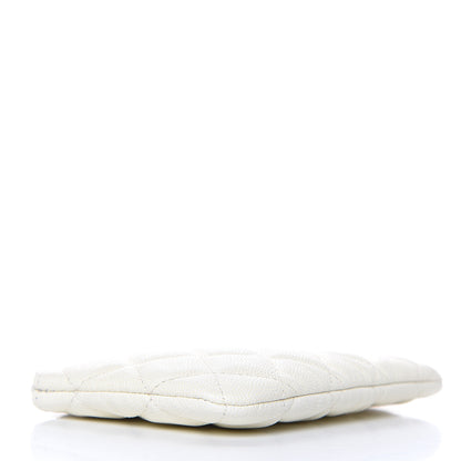 Chanel Caviar Quilted Small Cosmetic Case White 4 of 8