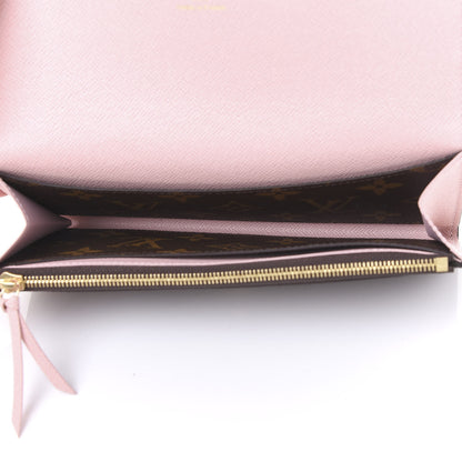 Louis Vuitton Monogram Emilie Wallet Rose Ballerine 5 of 11