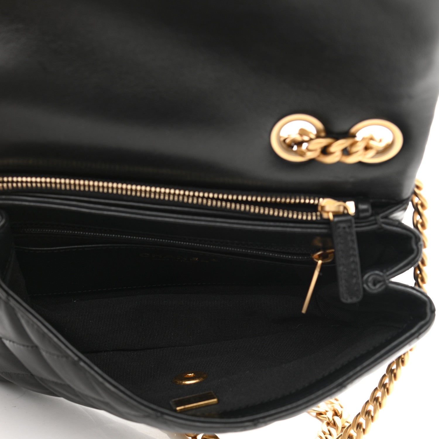 Chanel Lambskin Quilted Small Pillow Crush Flap Black 5 of 11