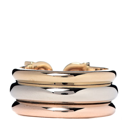 Cartier 18K Pink Yellow White Gold C De Ring 52 6 3 of 4
