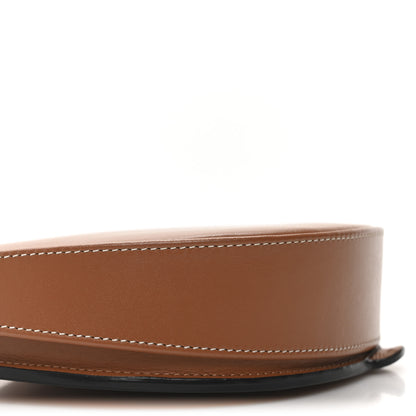 Loewe Soft Calfskin Heel Saddle Bag Tan 8 of 9