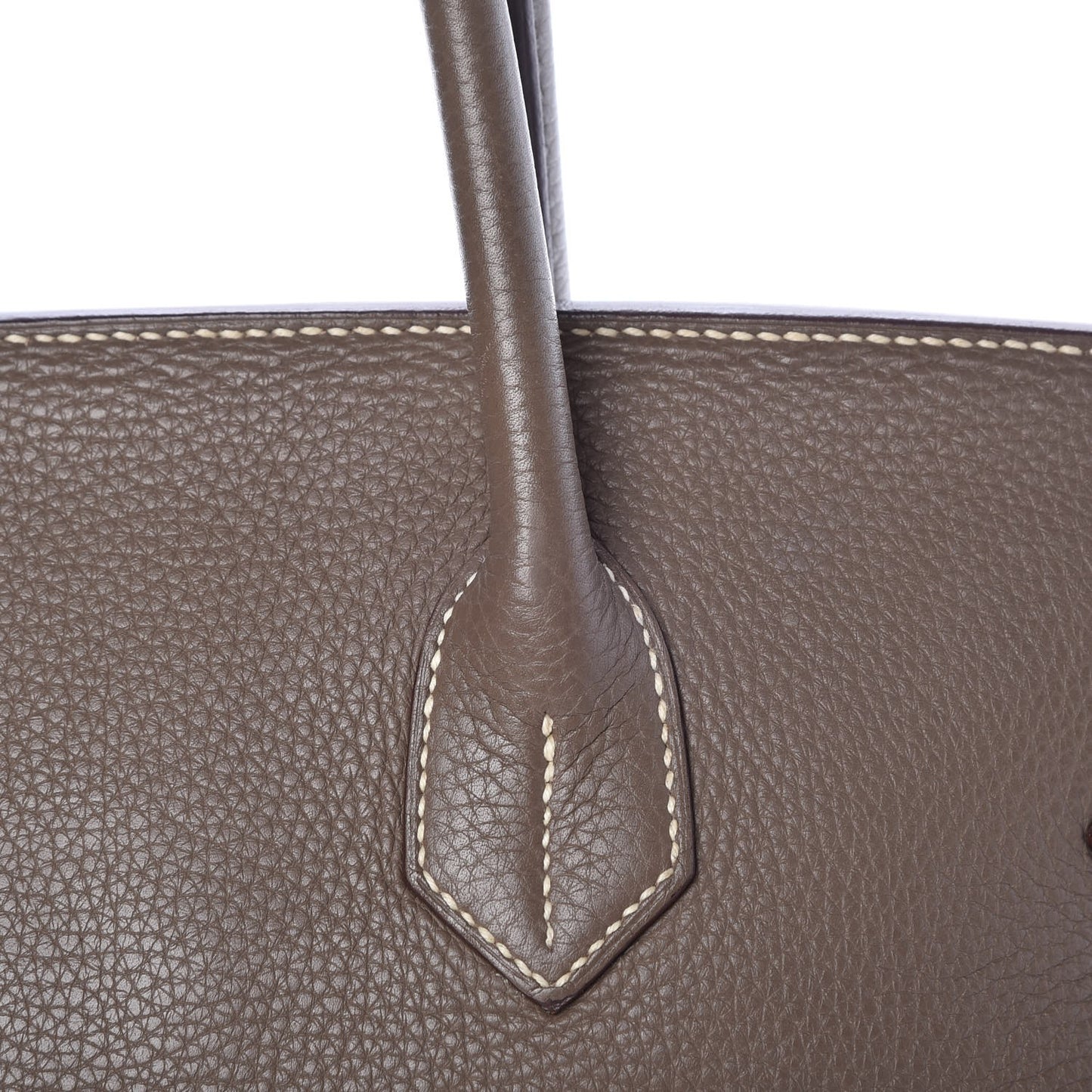 Taurillon Clemence JPG Shoulder Birkin II 42 Etoupe