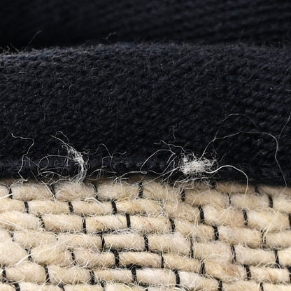 Chanel Striped Canvas Deauville Drawstring Bag Beige 11 of 11