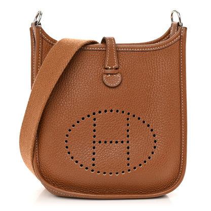 Hermes Taurillon Clemence Evelyne TPM Gold 1 of 12