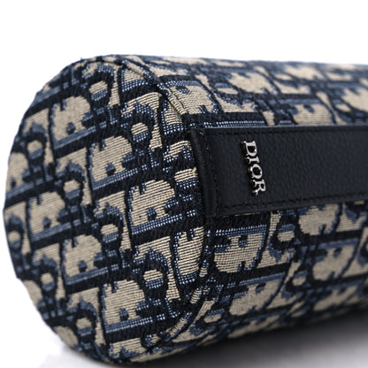 Christian Dior Oblique Vertical Roller Messenger Bag Blue 9 of 10