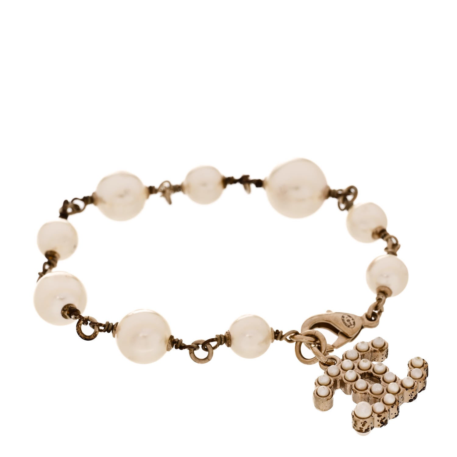 Chanel Pearl CC Bracelet Gold 1 of 5
