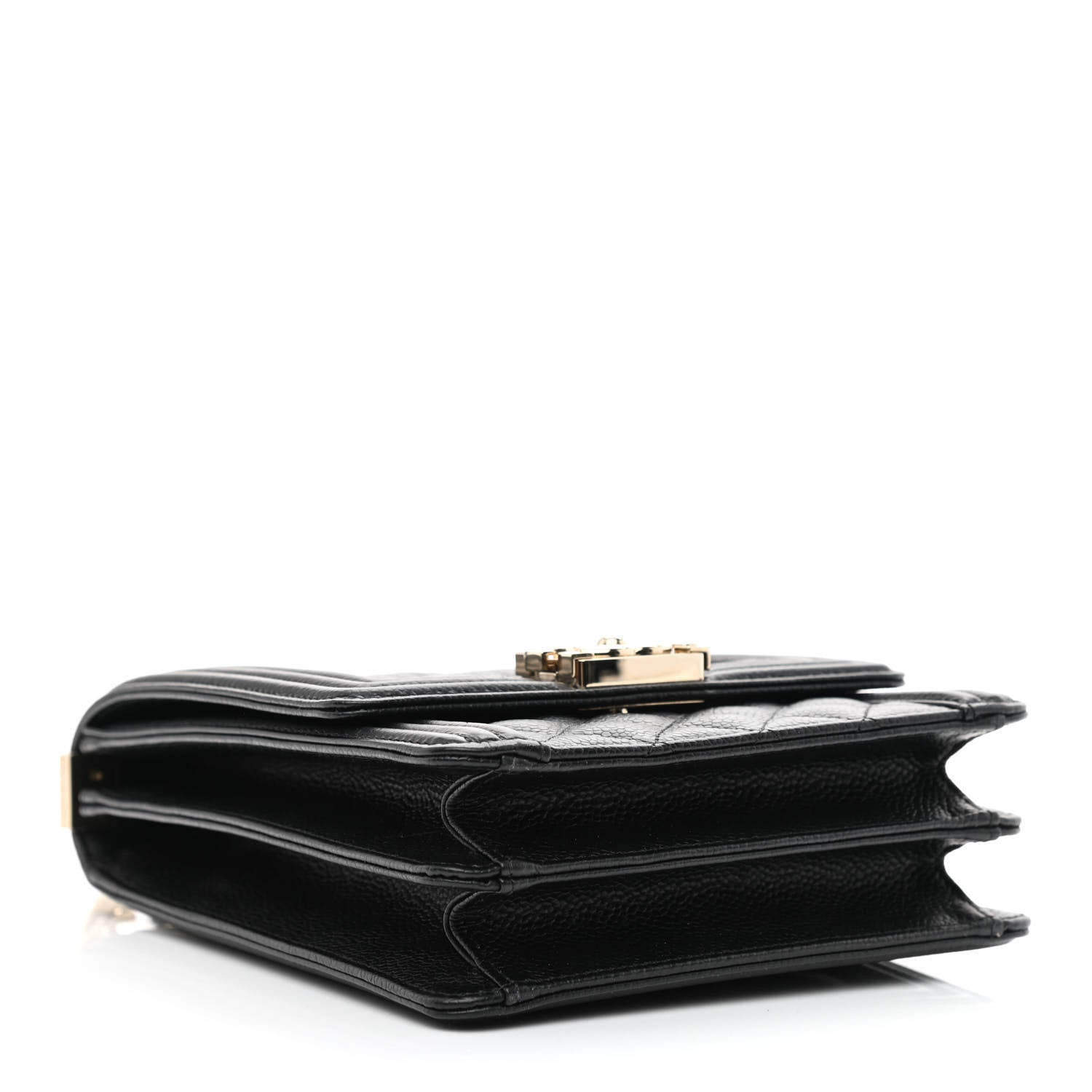 Chanel Caviar Quilted North South Boy Flap Black 4 of 10
