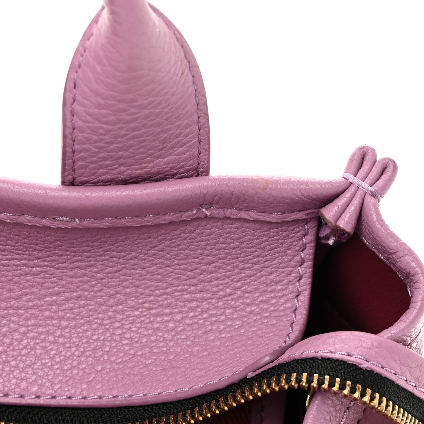 Grained Calfskin Small The Tote Bag Orchid Haze