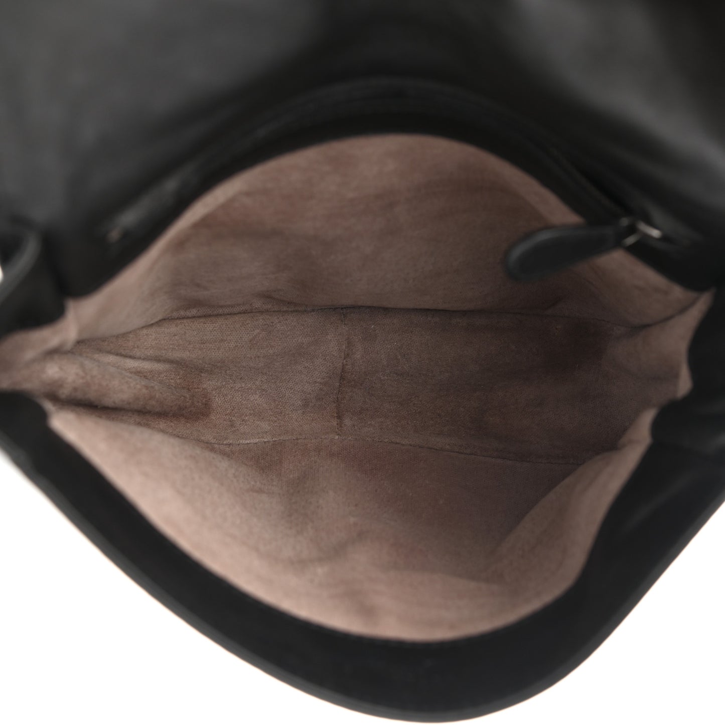 Nappa Intrecciato Flap Crossbody Black