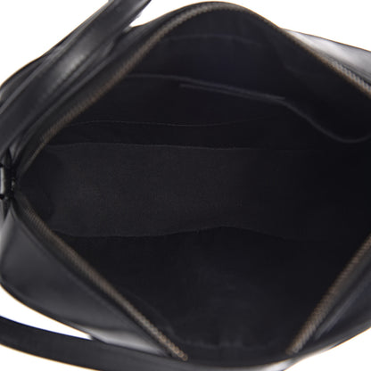 Saint Laurent Calfskin Matelasse Monogram Lou Camera Bag Black 5 of 9