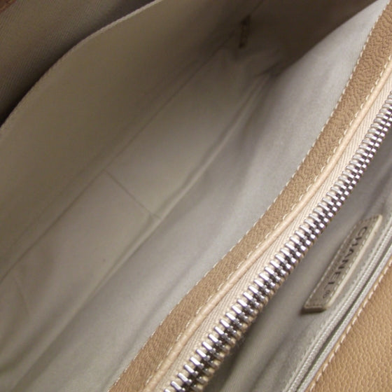 Chanel Caviar Quilted Grand Shopping Tote GST Beige 6 of 9