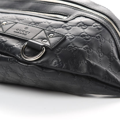 Gucci Guccissima Web Belt Bag Black 10 of 12
