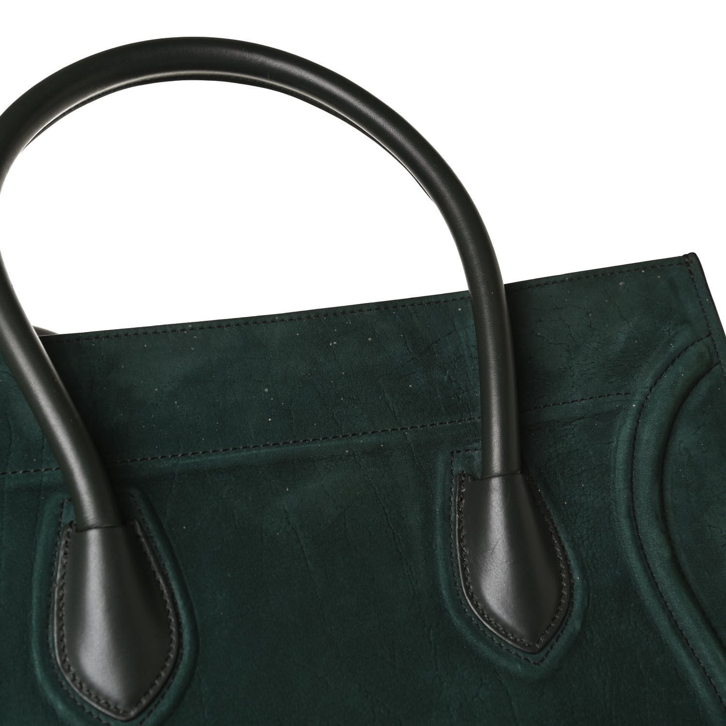 Nubuck Medium Phantom Luggage Bottle Green
