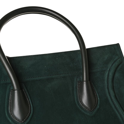 Celine Nubuck Medium Phantom Luggage Bottle Green 10 of 15