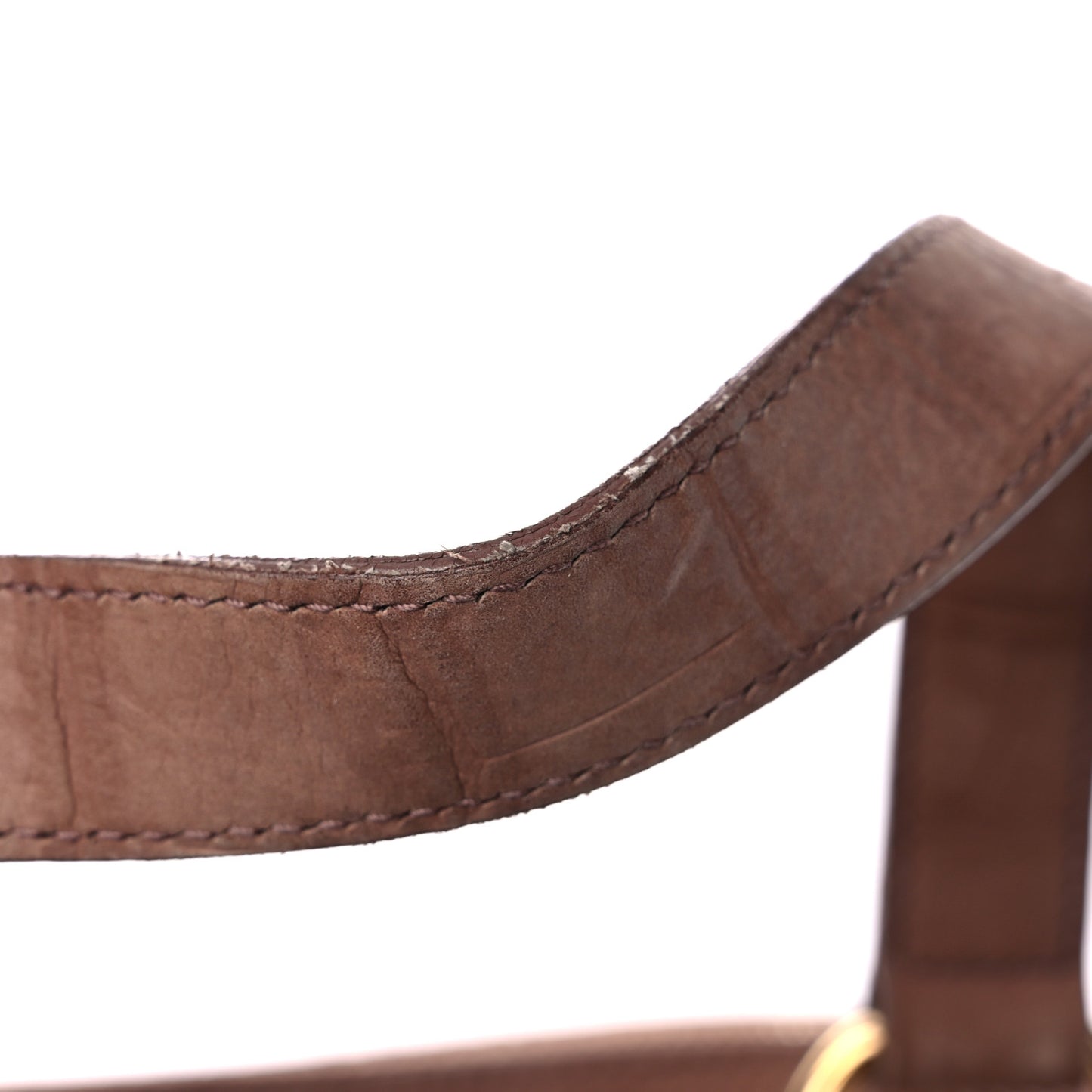 Nubuck Crocodile Embossed Oversized Muse Brown