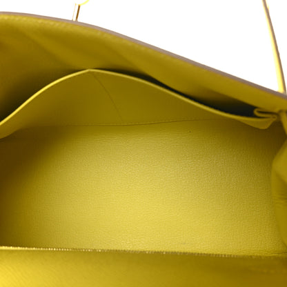 Hermes Epsom Kelly Sellier 28 Lime 5 of 11