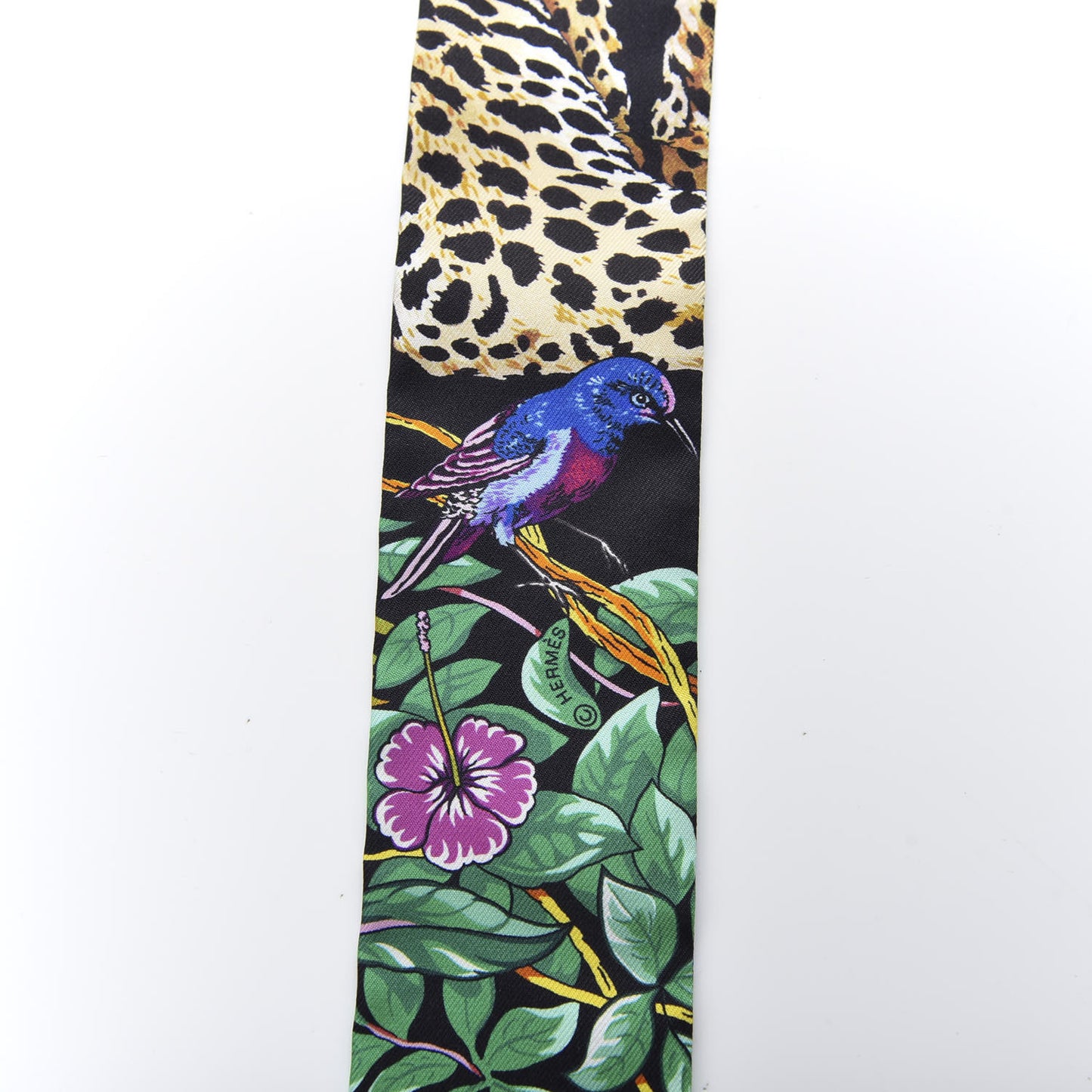 Silk Jungle Love Love Twilly Black Vert Rose Vif
