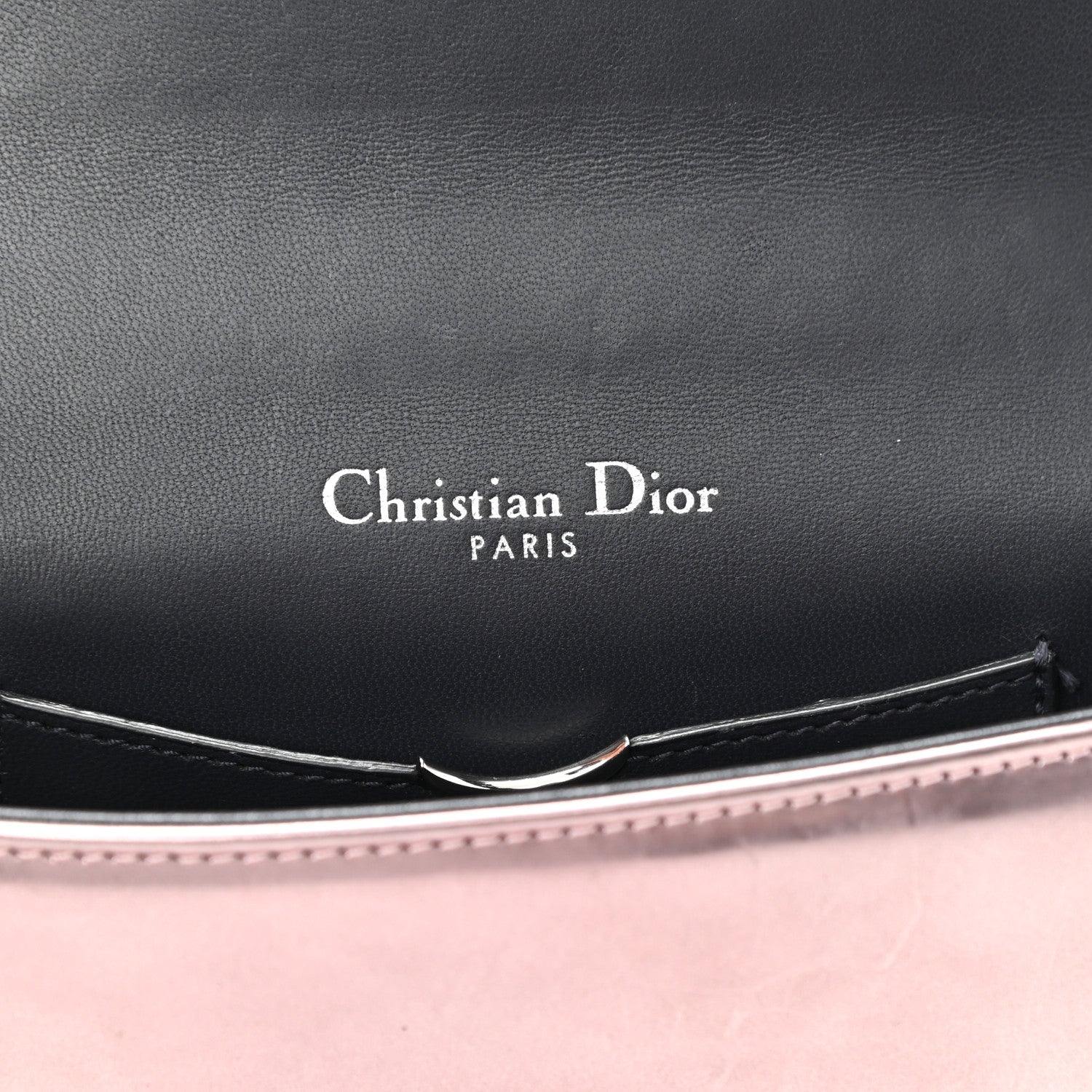 Christian Dior Metallic Patent Micro-Cannage Mini Diorama Flap Bag Pink 6 of 8