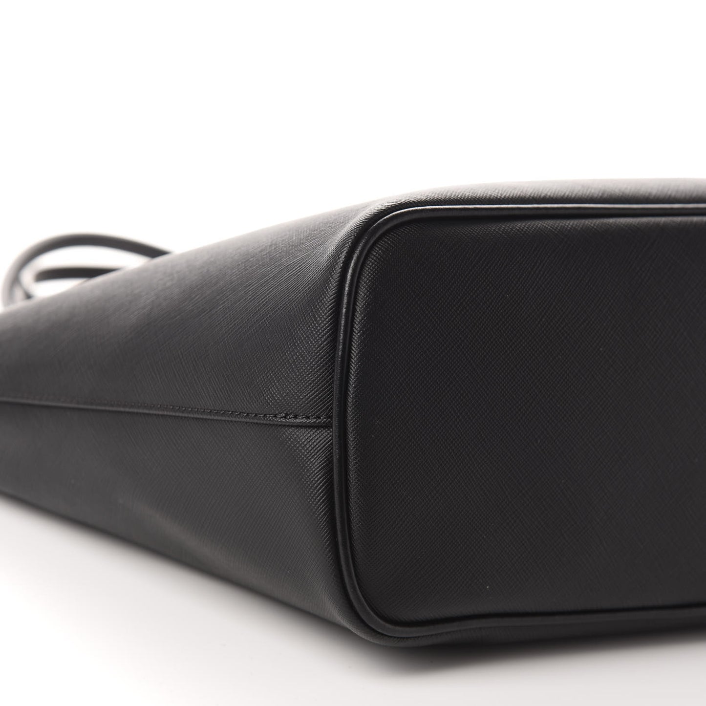 Coated Canvas Peacock Print Small Antigona Tote Black