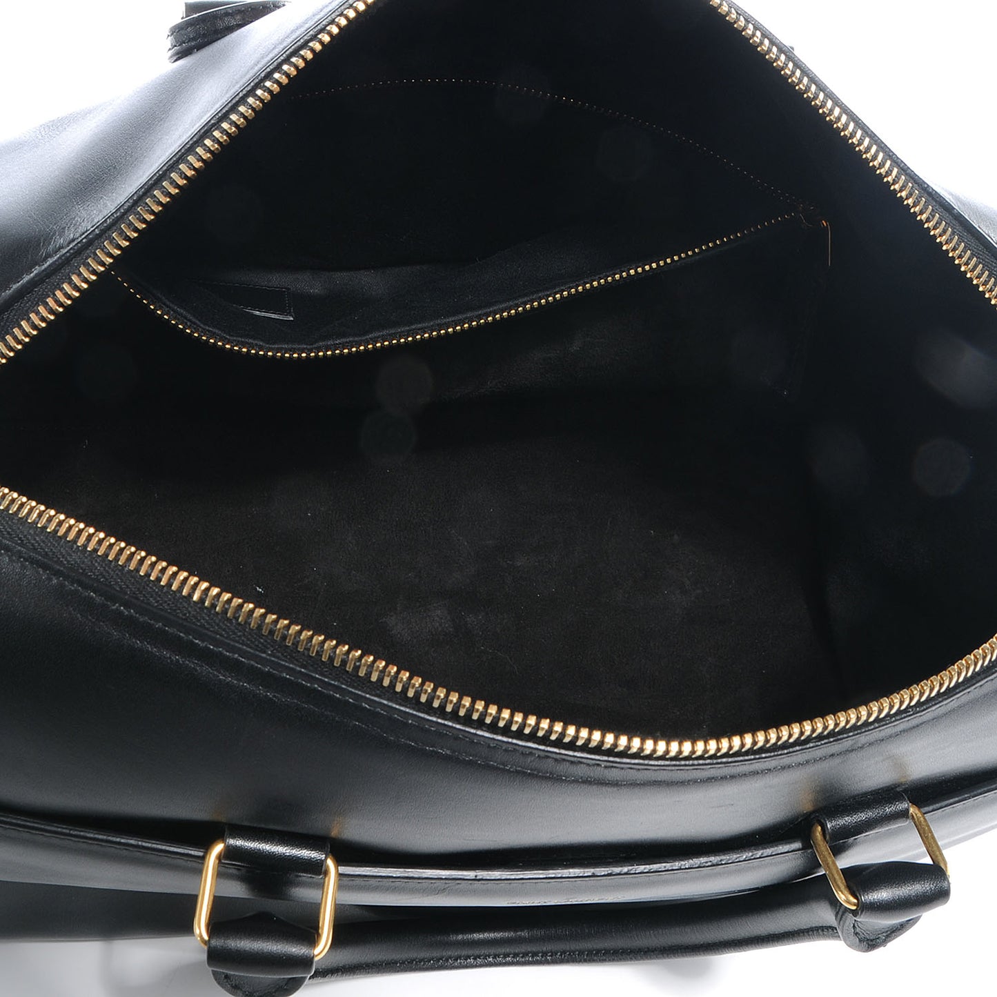 Leather Classic Duffle 6 Bag Black