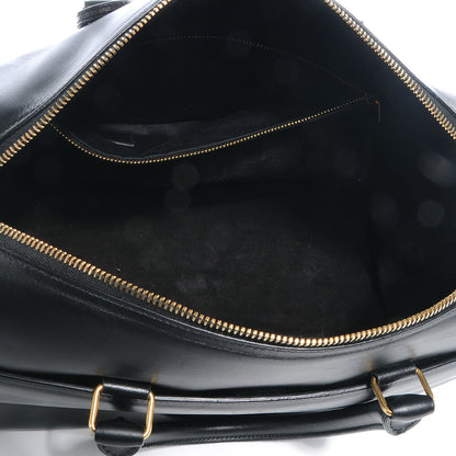 Saint Laurent Leather Classic Duffle 6 Bag Black 5 of 8