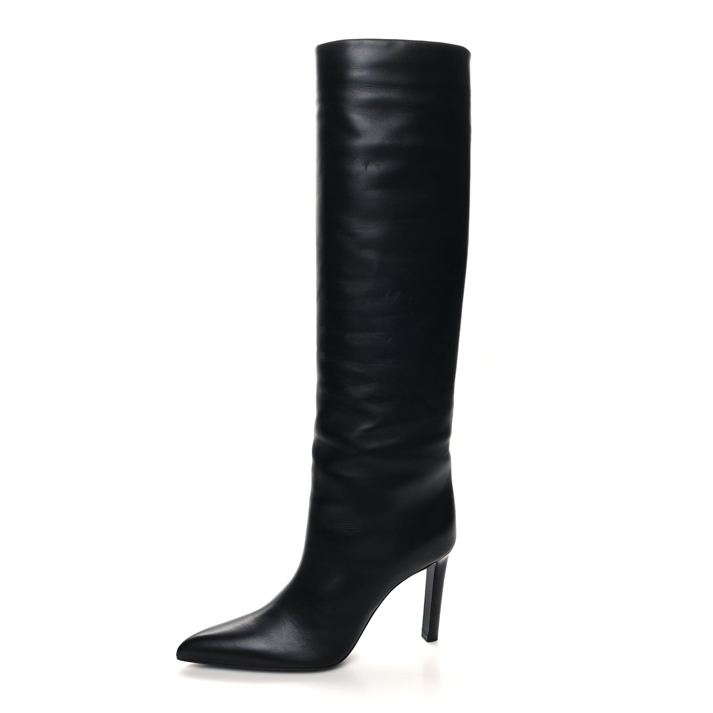Smooth Calfskin 90 Kidd Knee High Boots 39 Black