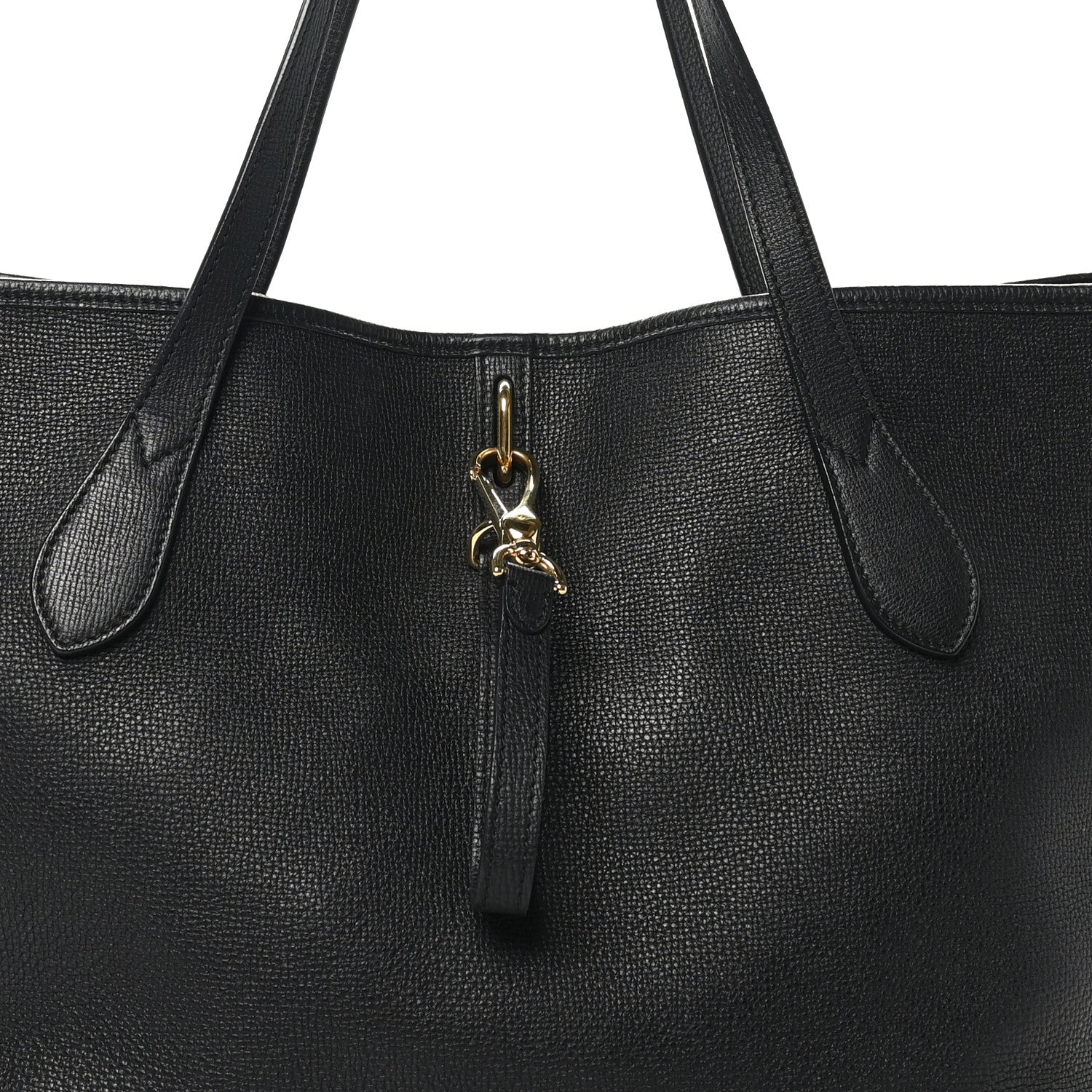 Burberry Grainy Calfskin Medium Honeybrook Tote Black 1664524