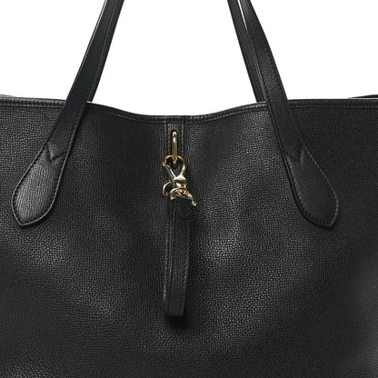 Burberry Grainy Calfskin Medium Honeybrook Tote Black 8 of 11