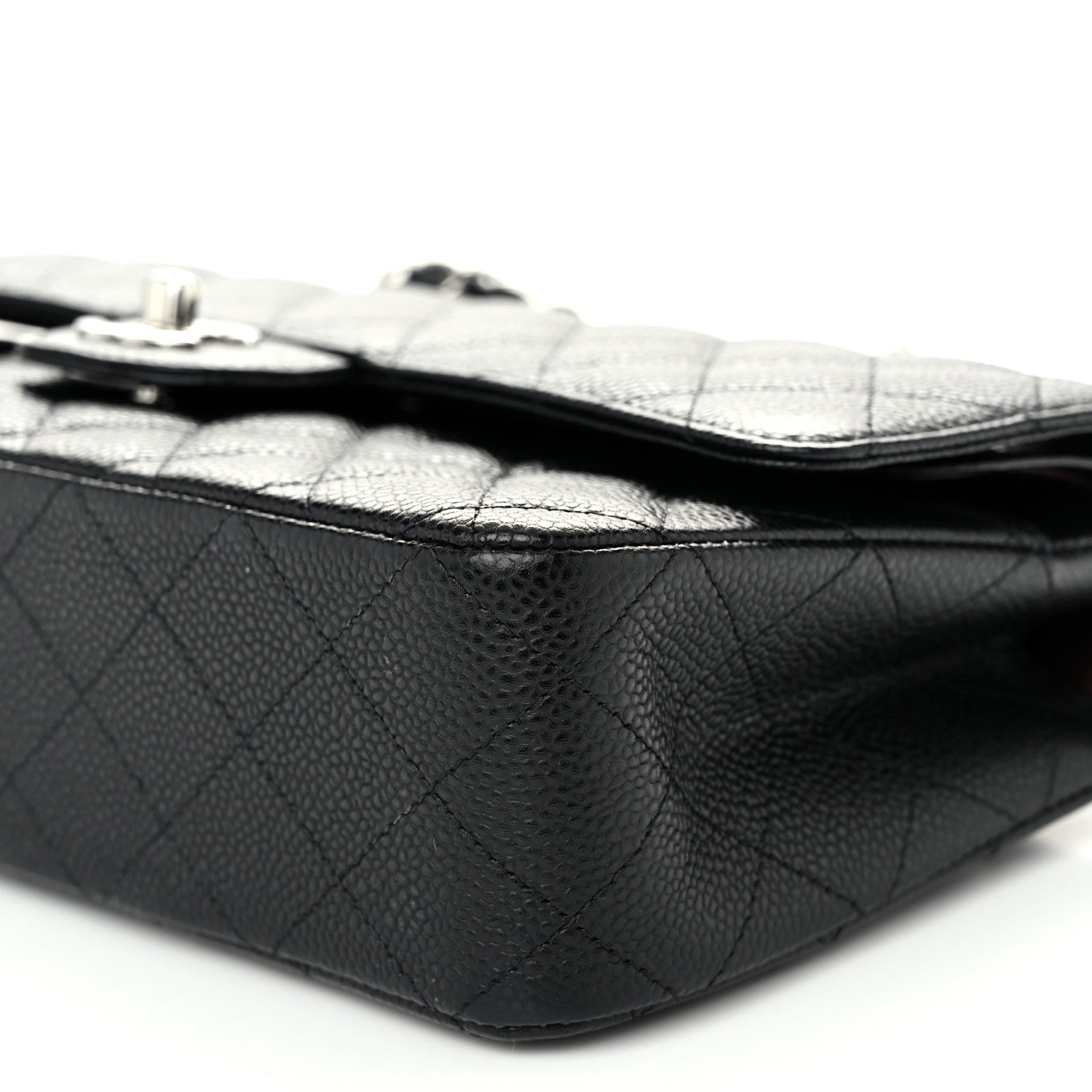 Chanel Caviar Quilted Medium Double Flap Black 10 of 10