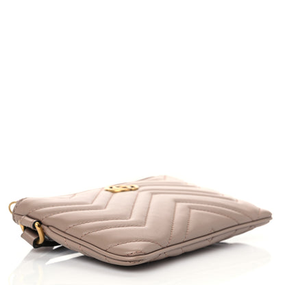 Gucci Calfskin Matelasse GG Marmont Wrist Wallet Porcelain Rose 4 of 6