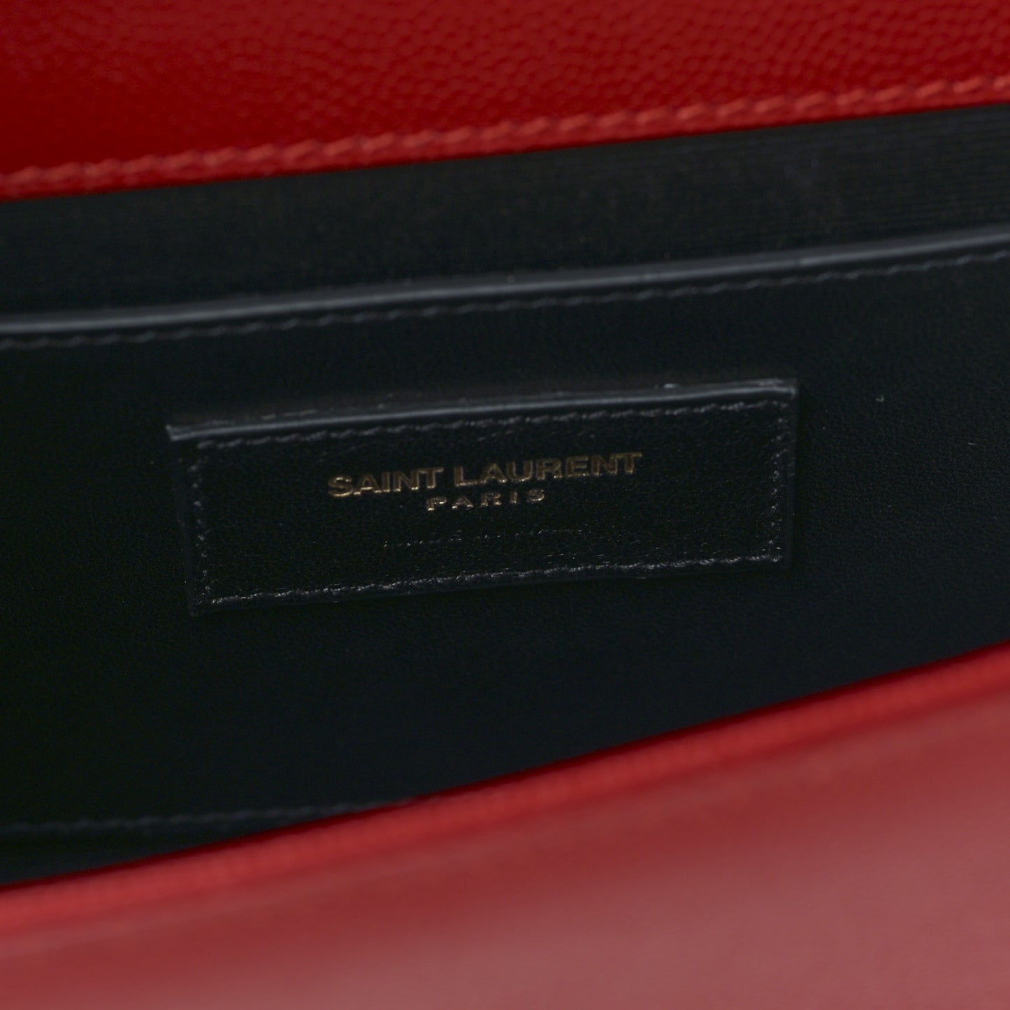 Grain De Poudre Monogram Cassandre Clutch Rouge Orient