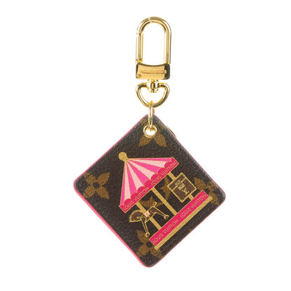 Louis Vuitton Monogram Illustre Carousel Bag Charm Key Ring Pink 1 of 6