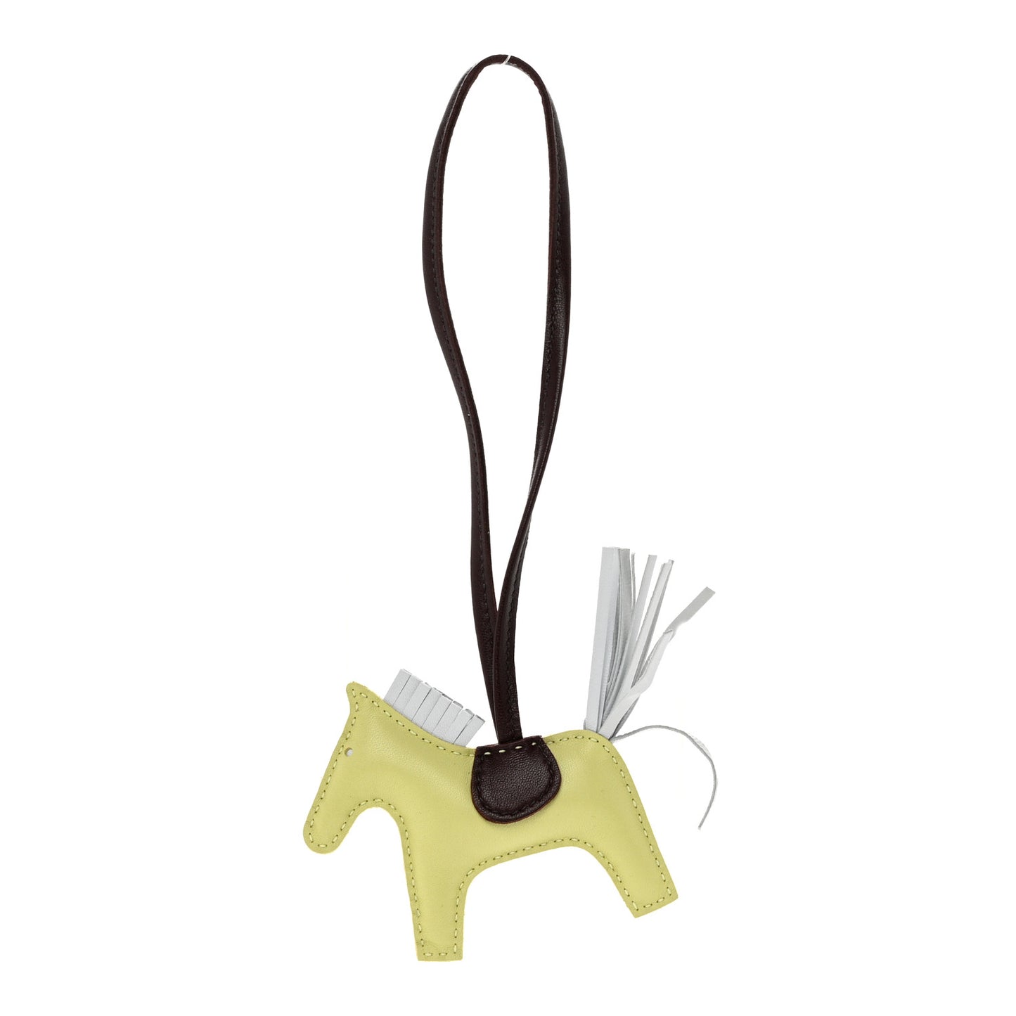 Milo Lambskin Grigri Rodeo Horse Bag Charm PM Jaune Bourgeon Bleu Brume Rouge Sellier