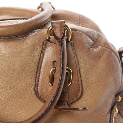 Prada Cervo Antik Dome Satchel Sughero 16 of 25
