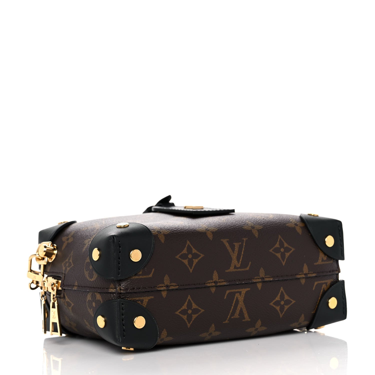 Louis Vuitton Monogram Petite Malle Souple Black 3 of 8