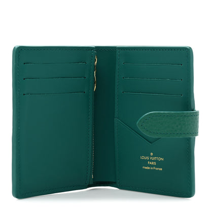 Louis Vuitton Taurillon Capucines Vertical Compact Wallet Green 5 of 12