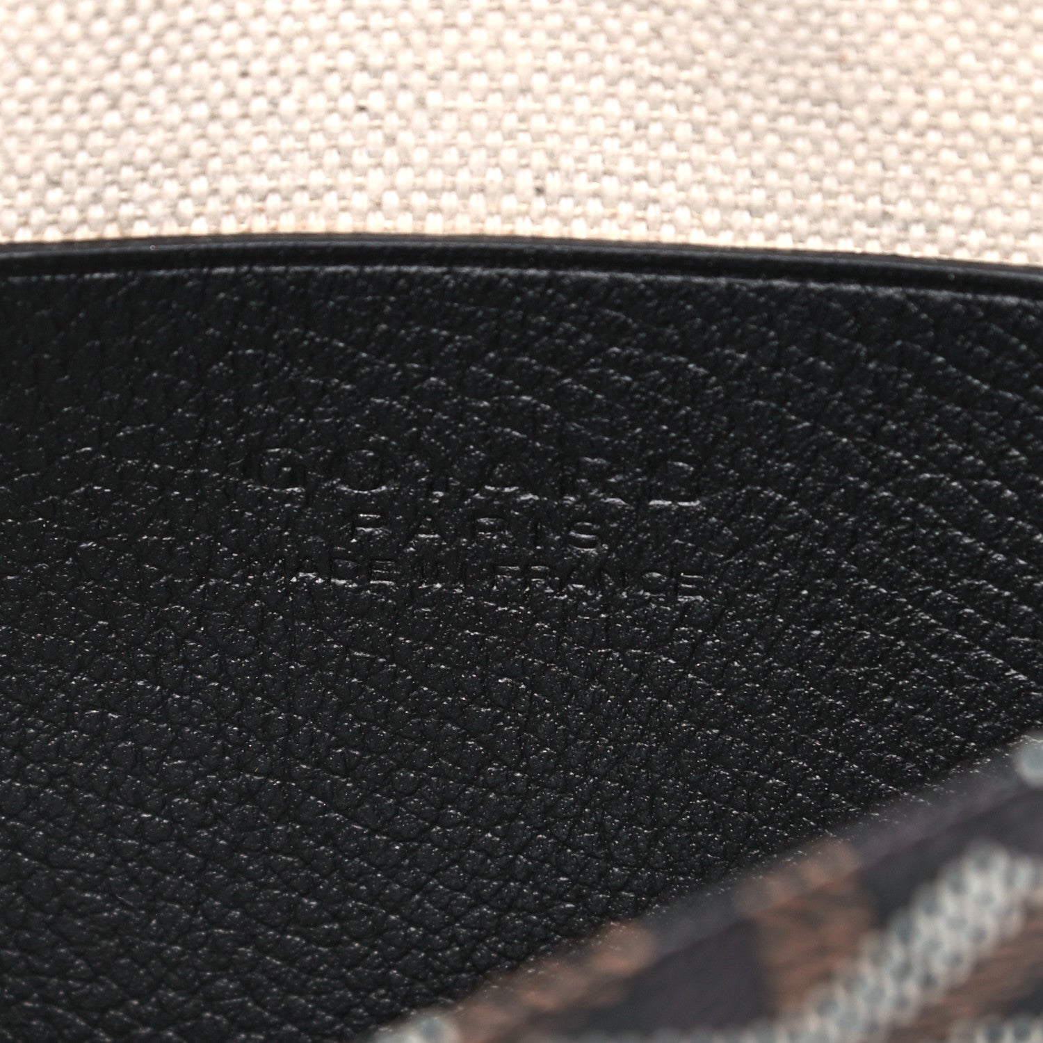 Goyard Goyardine Plumet Wallet Clutch Black 6 of 8