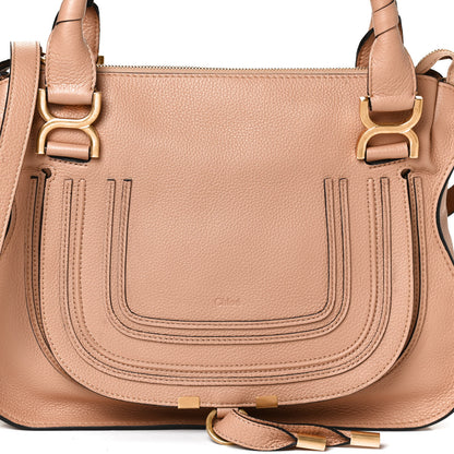 Chloe Calfskin Medium Marcie Satchel Light Tan 8 of 11
