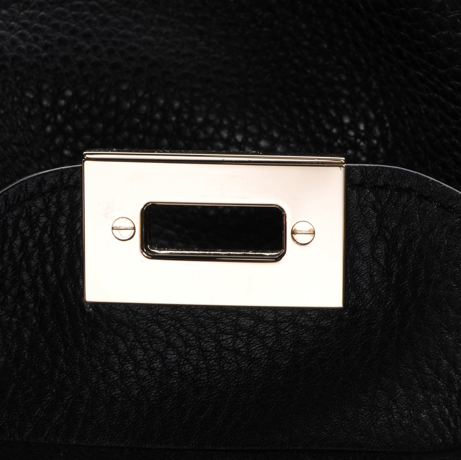Valentino Garavani Pebbled Calfskin Medium Rockstud Tote Black 9 of 11