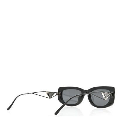 Prada Acetate Sunglasses SPR 14Y Black Slate Gray 4 of 8