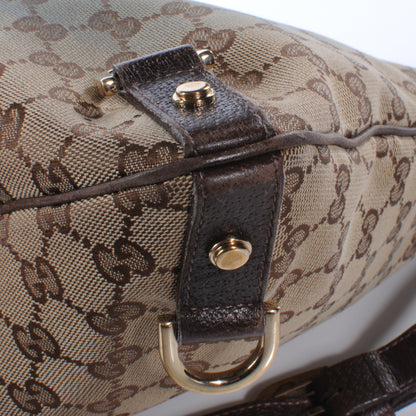 Gucci Monogram Abbey Messenger Bag Dark Brown 9 of 10