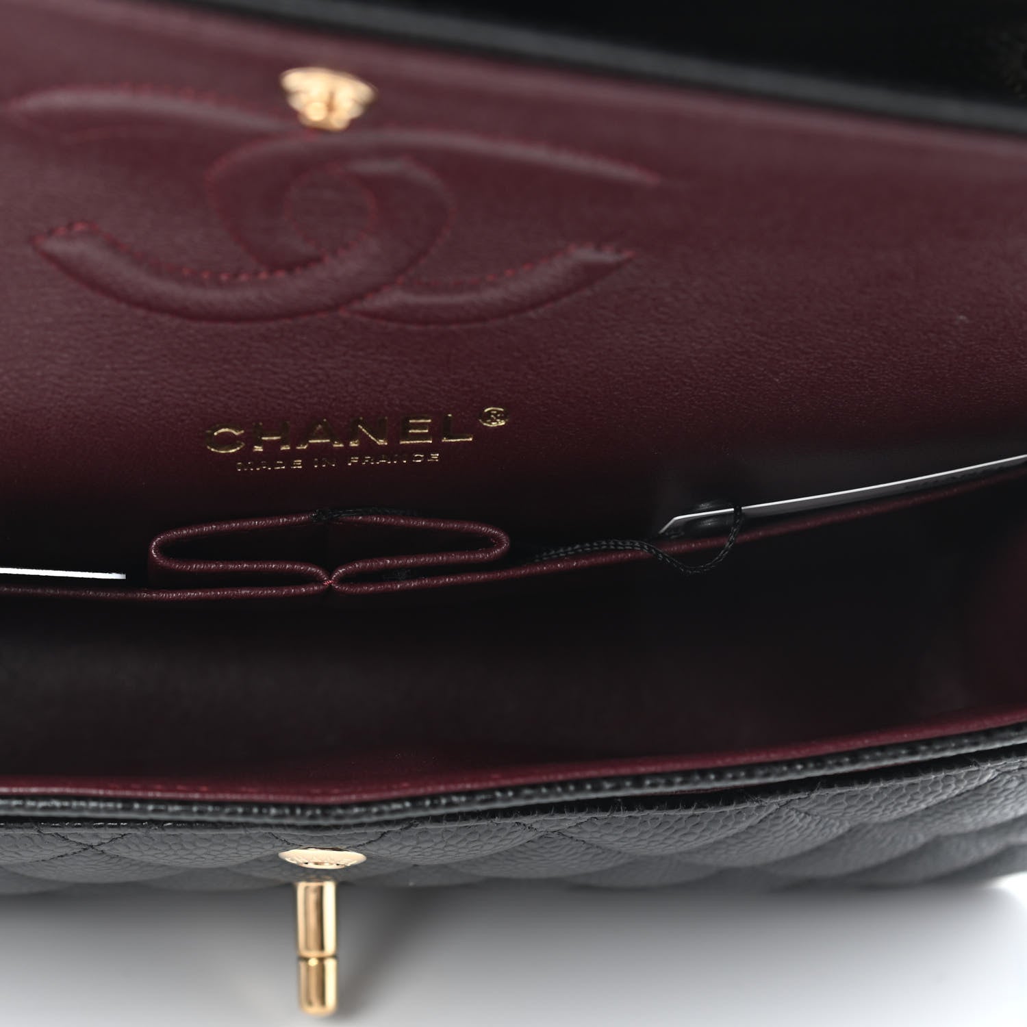 Chanel Caviar Quilted Medium Double Flap Black 5 of 10
