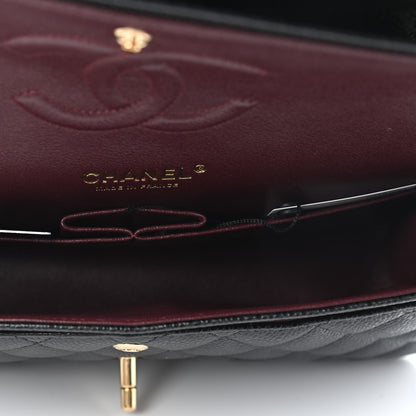 Chanel Caviar Quilted Medium Double Flap Black 5 of 10