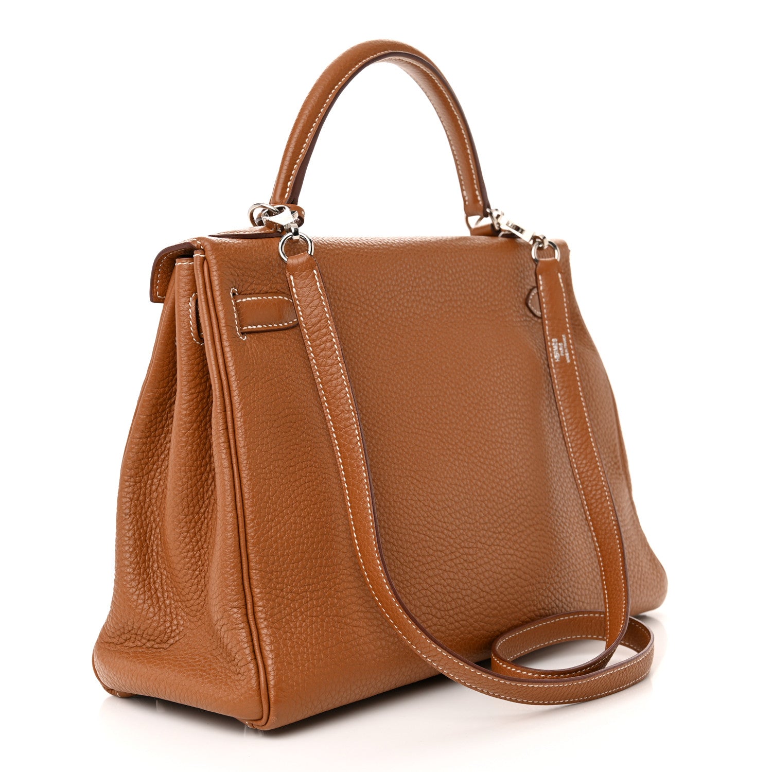 Hermes Togo Kelly Retourne 32 Gold 3 of 12