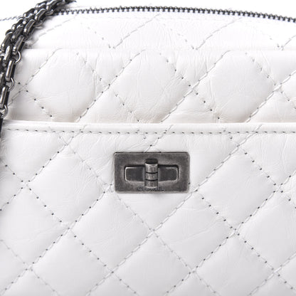 Chanel Aged Calfskin Quilted Mini Reissue Camera Case White 10 of 10