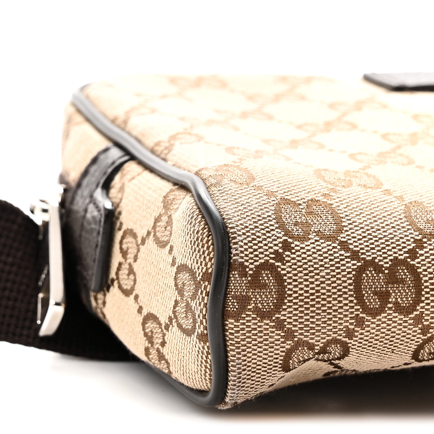 Gucci Monogram Belt Bag Dark Brown 9 of 10