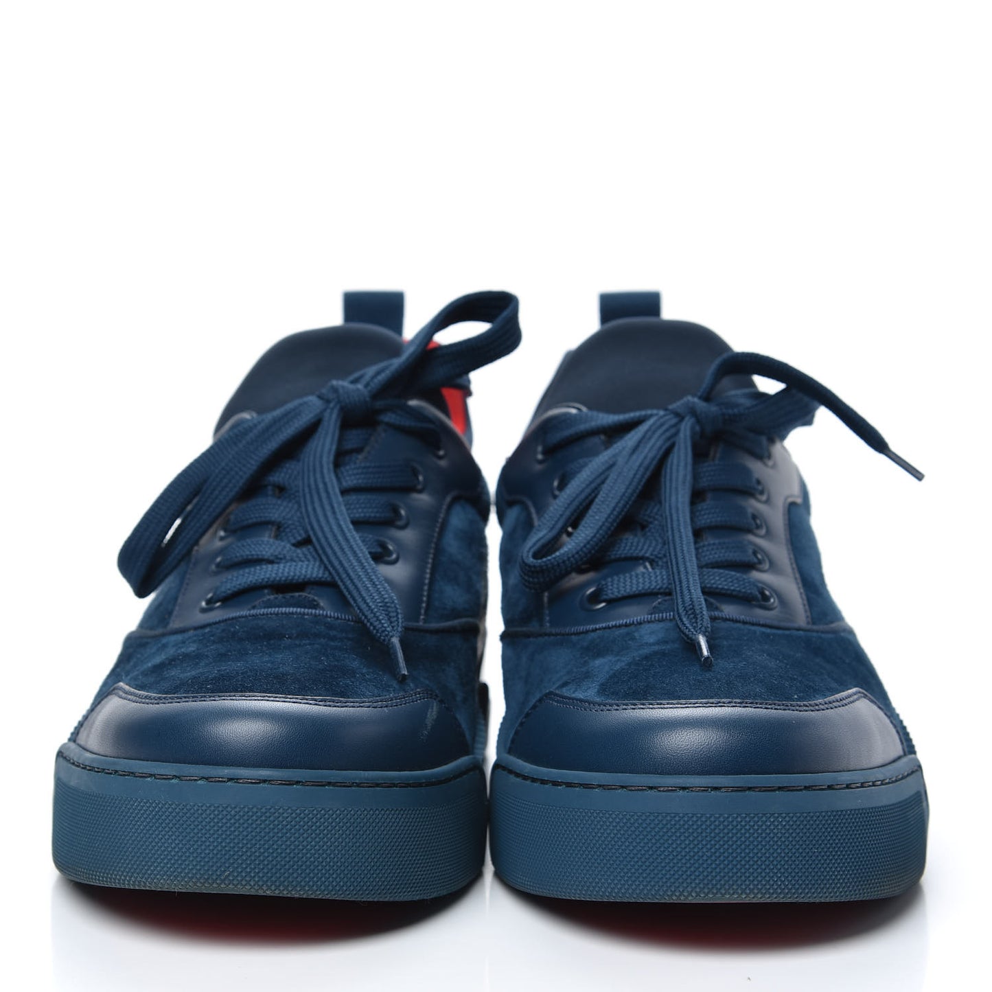 Calfskin Neoprene Veau Velours Mens Aurelien Flat Sneakers 42 Quartz